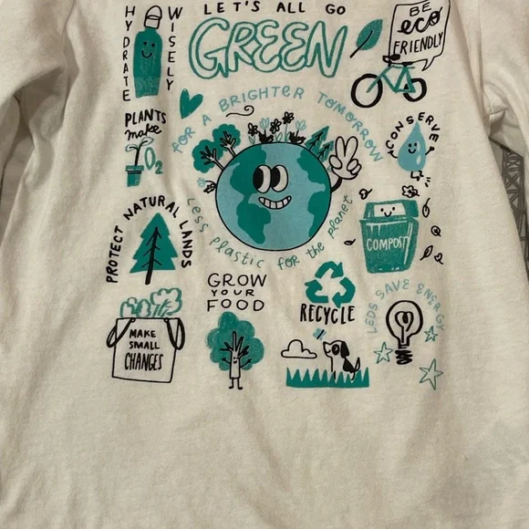 Old Navy Go Green Tee size 4T - Picture 2 of 5